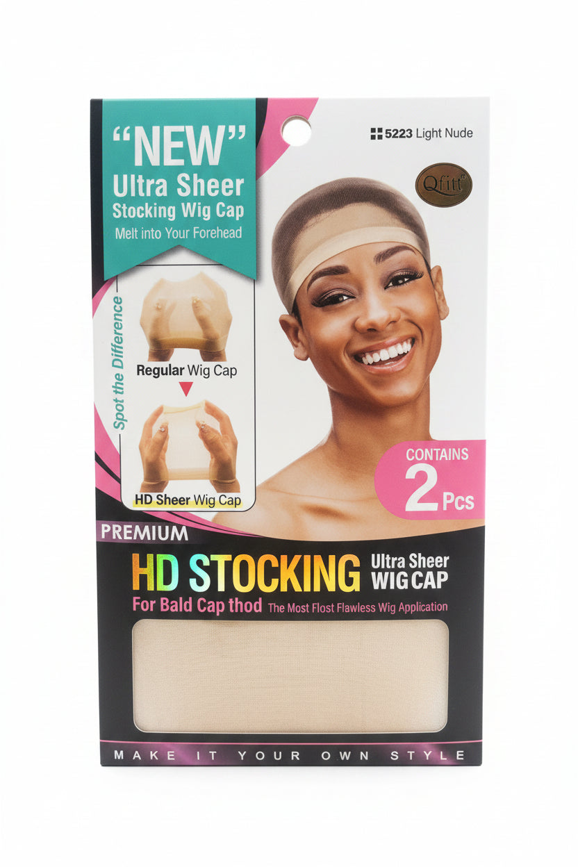 HD stocking ultra sheer wig cap