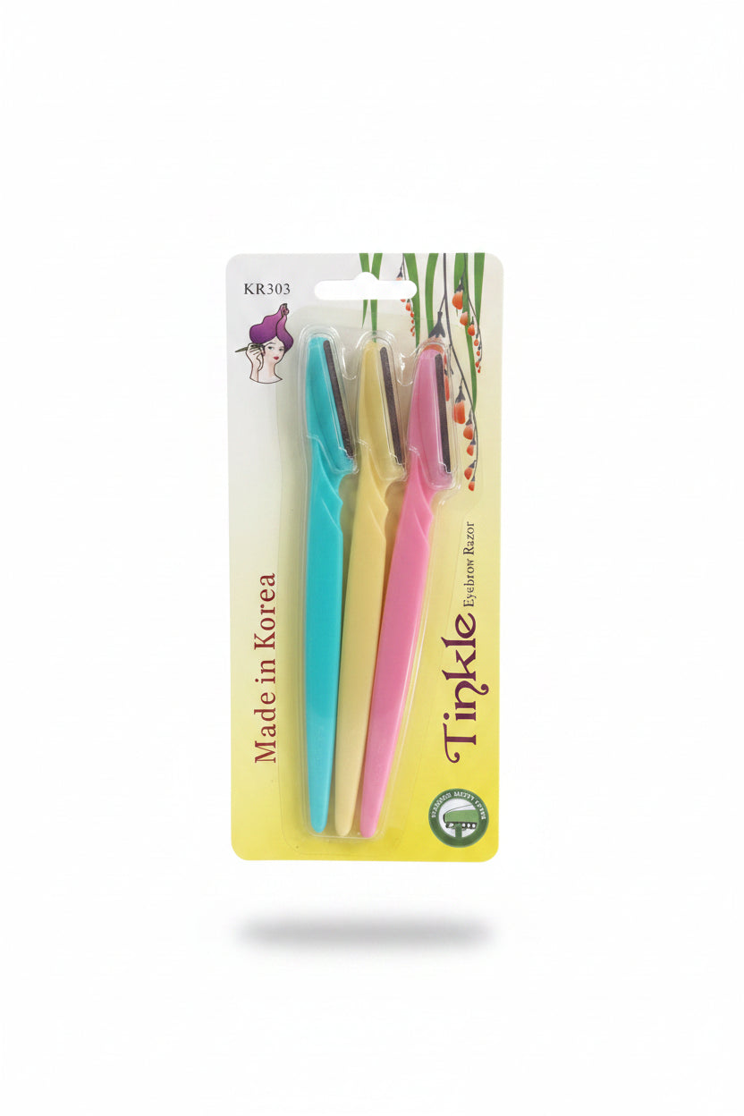 Three pack eye brow razor