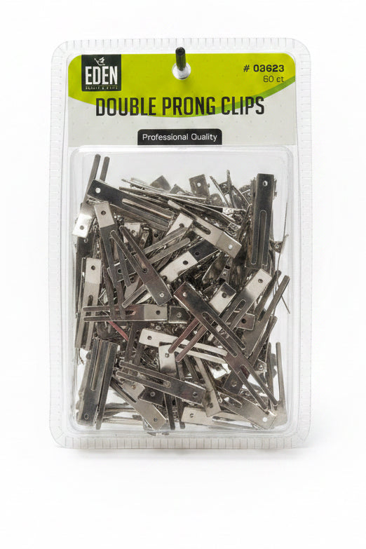 Eden double prong clips
