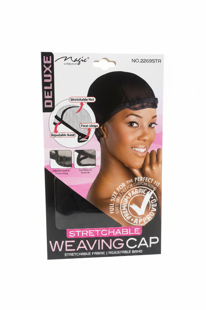 Stretchable weaving cap