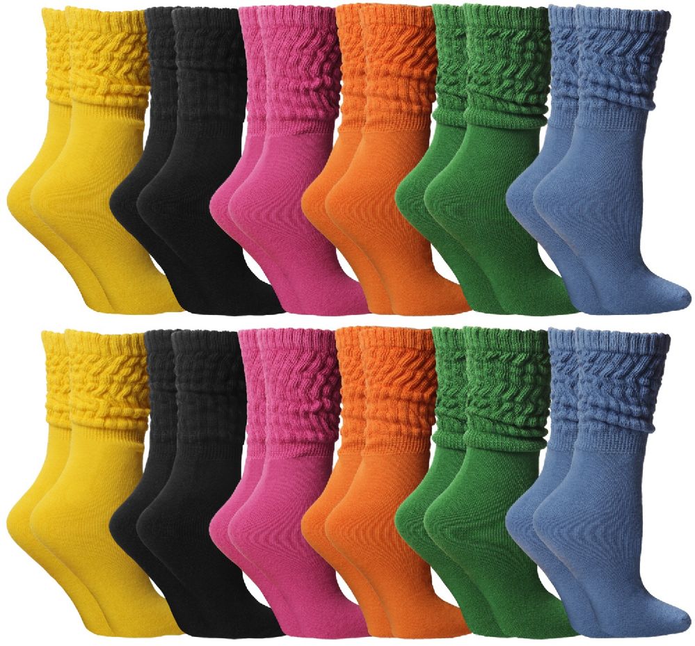Slouch stacked socks