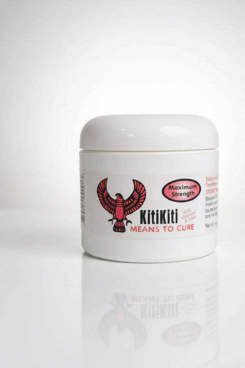 Kitikiti maximum strength, scalp, and skin treatment stops the itch