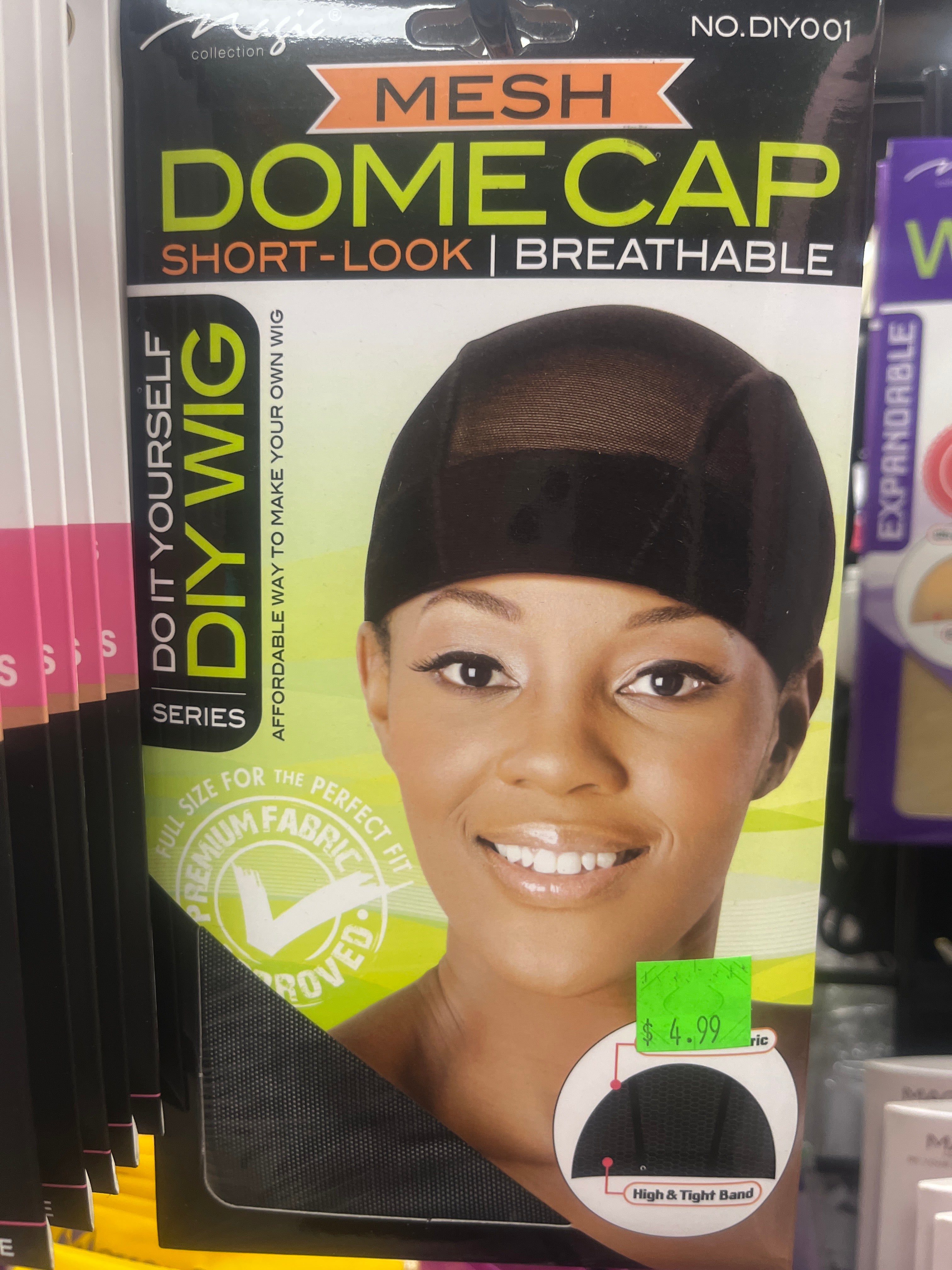 Dome cap DIY wig cap