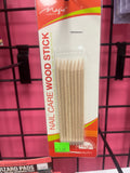 Nail care wood stick cuticle pusher ￼