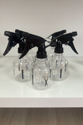 Clear plastic spray bottle ￼