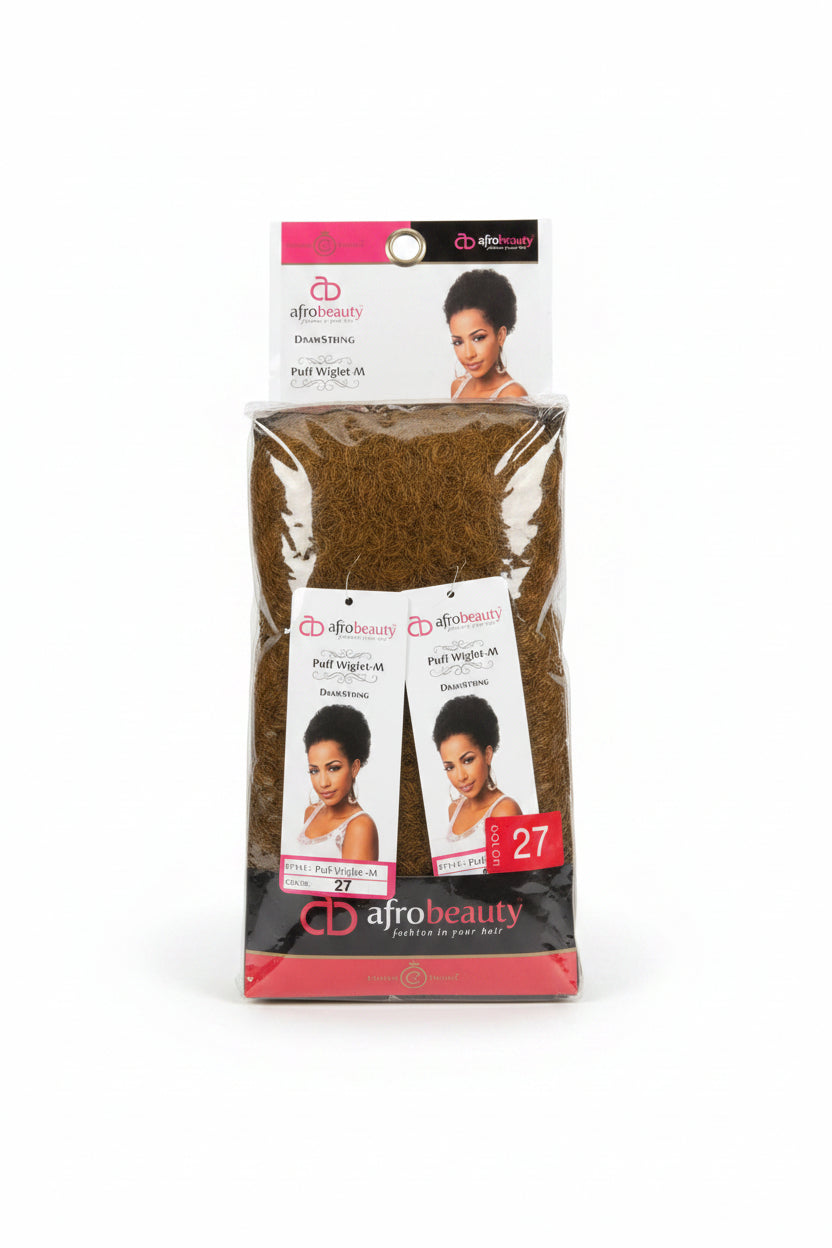 Draw string pony tail-Puff Wiglet