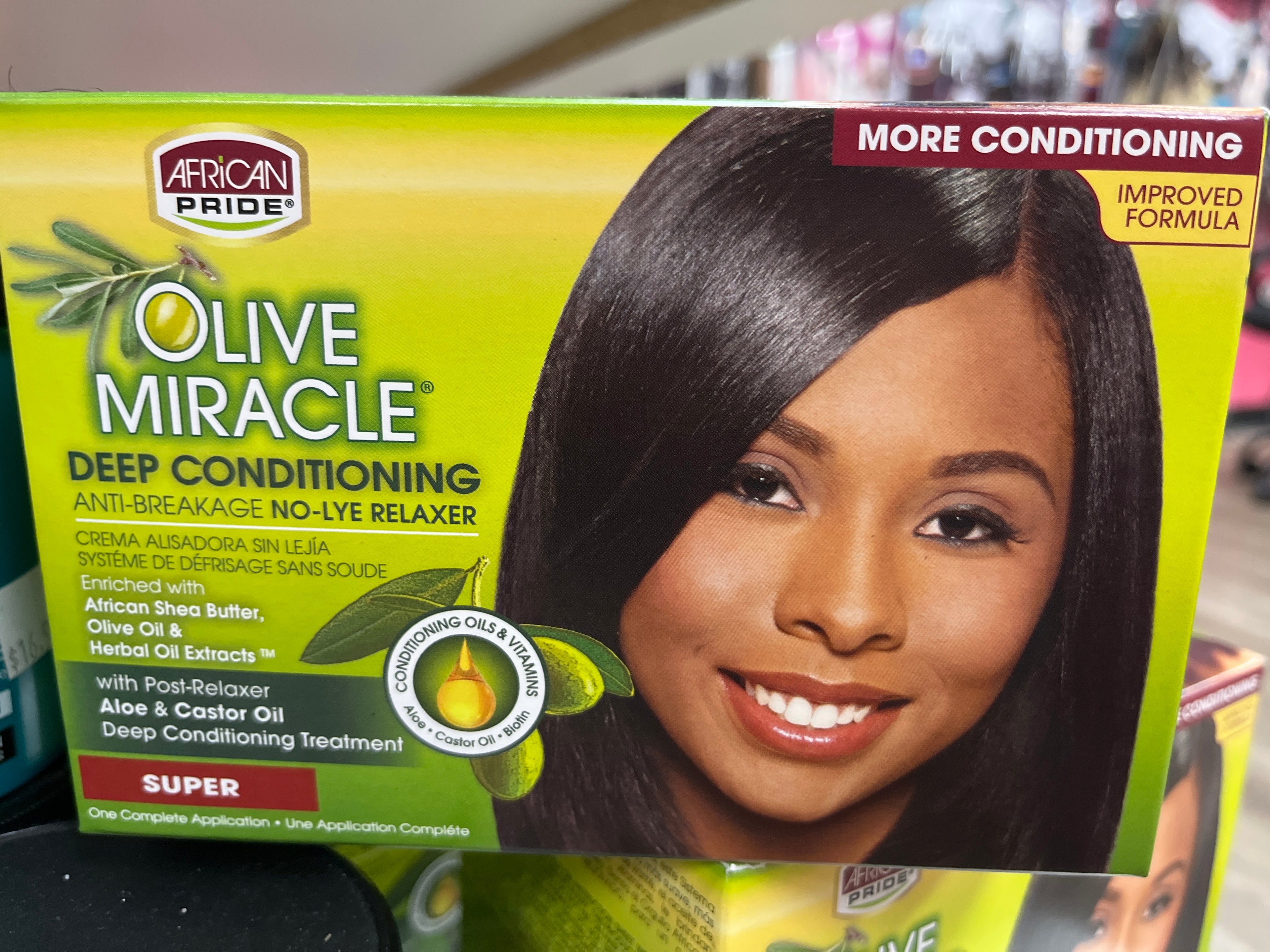 Olive miracle no lye relaxer