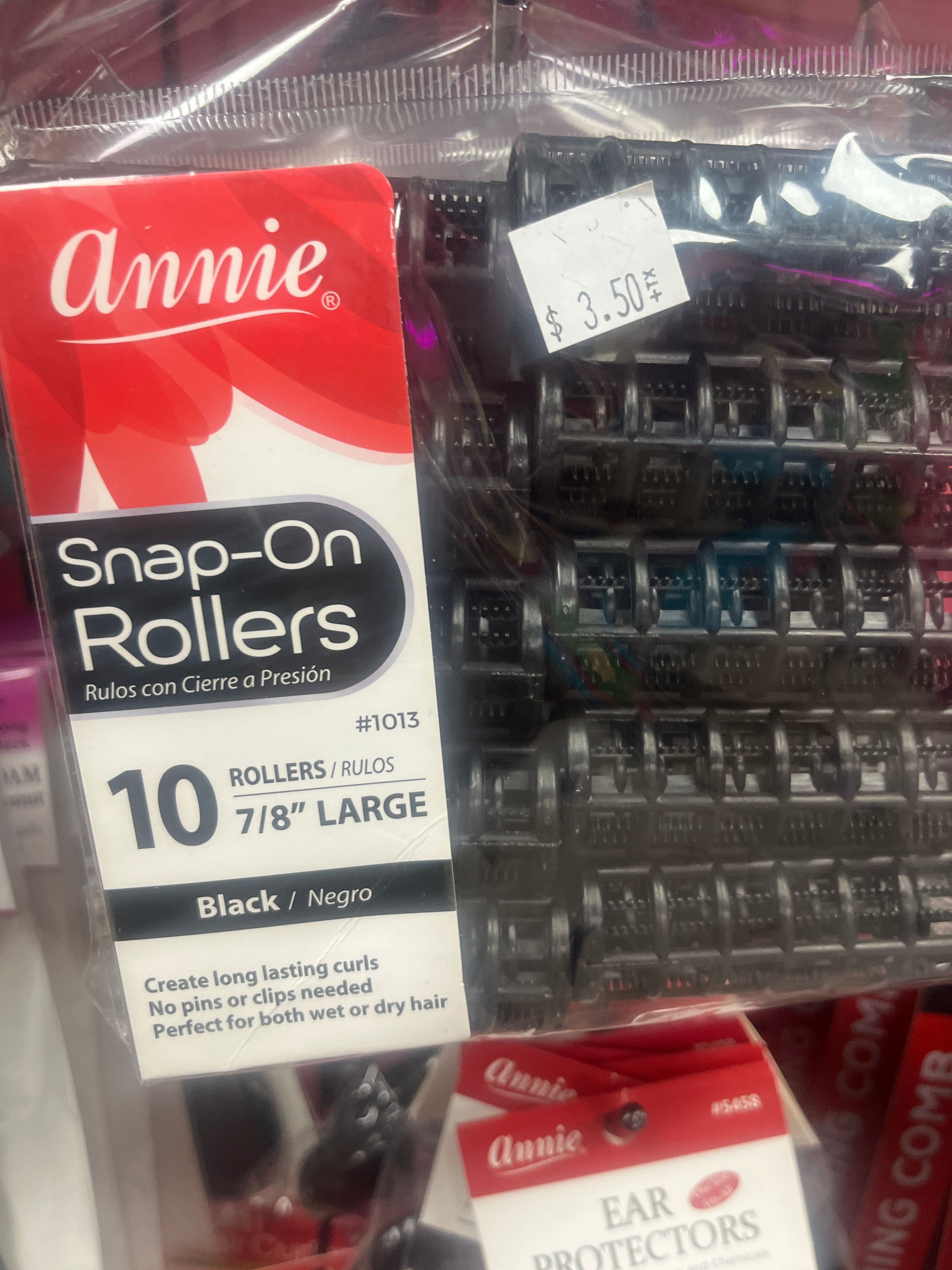 Annie snap on rollers 7/8