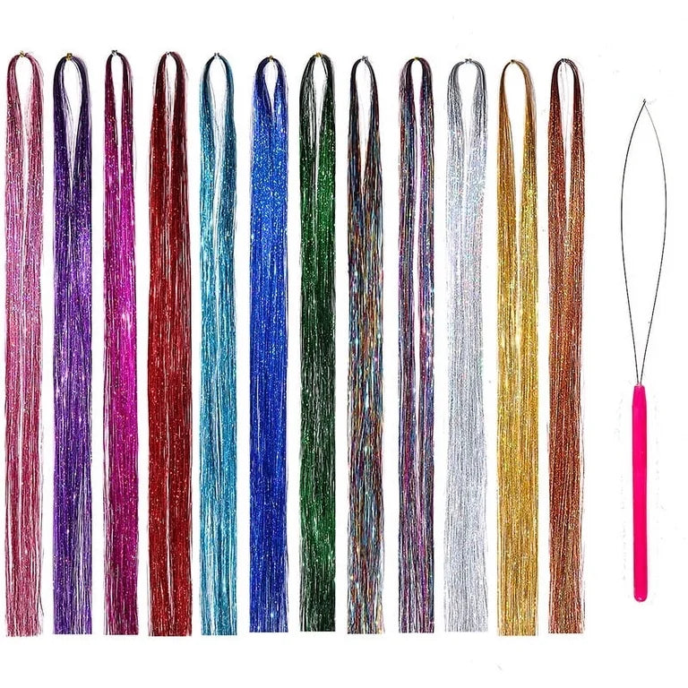 Hair and braid tinsel
