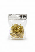 Mini gold butterfly hair clips