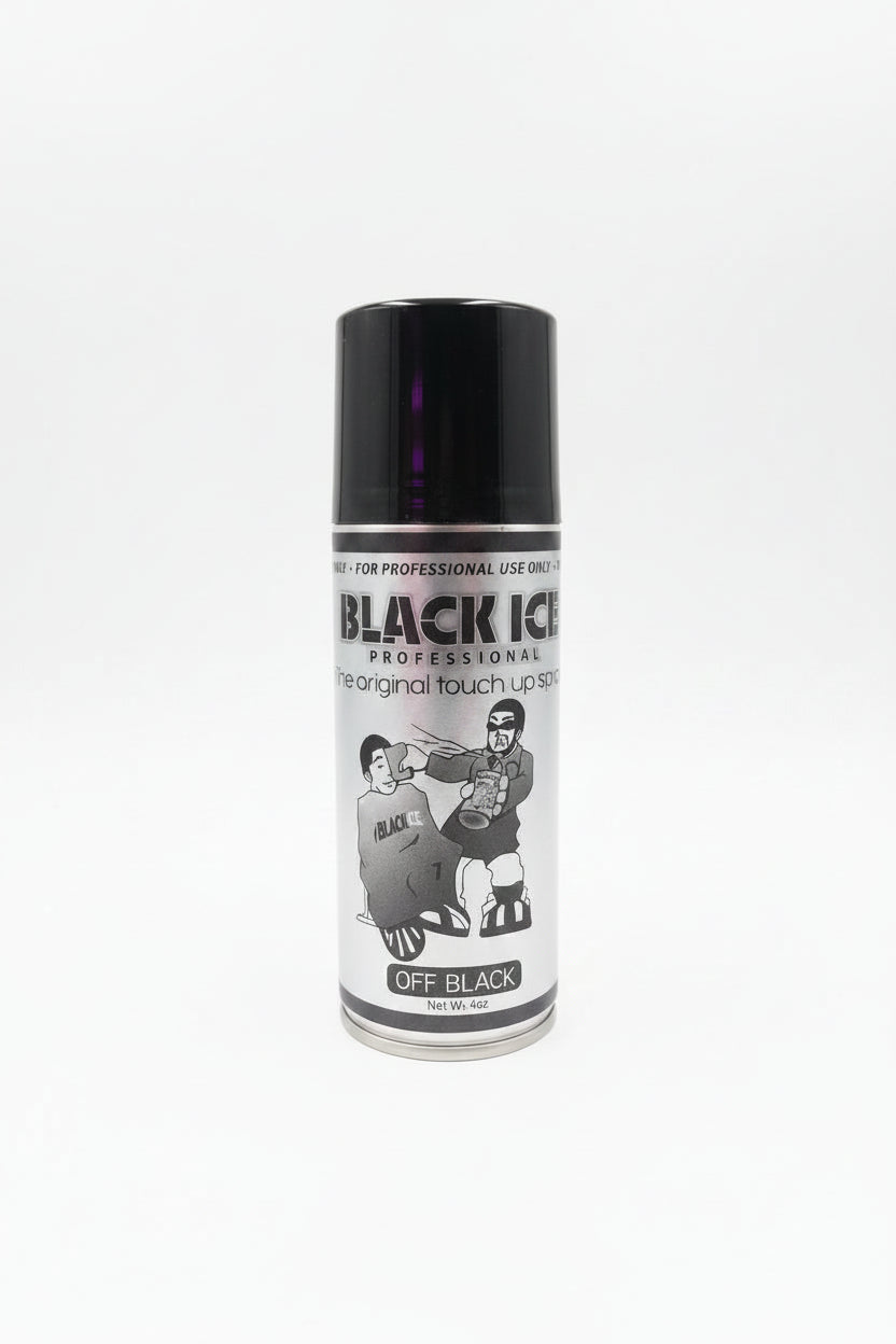 Black ice, the original touchup spray- off black color ￼￼