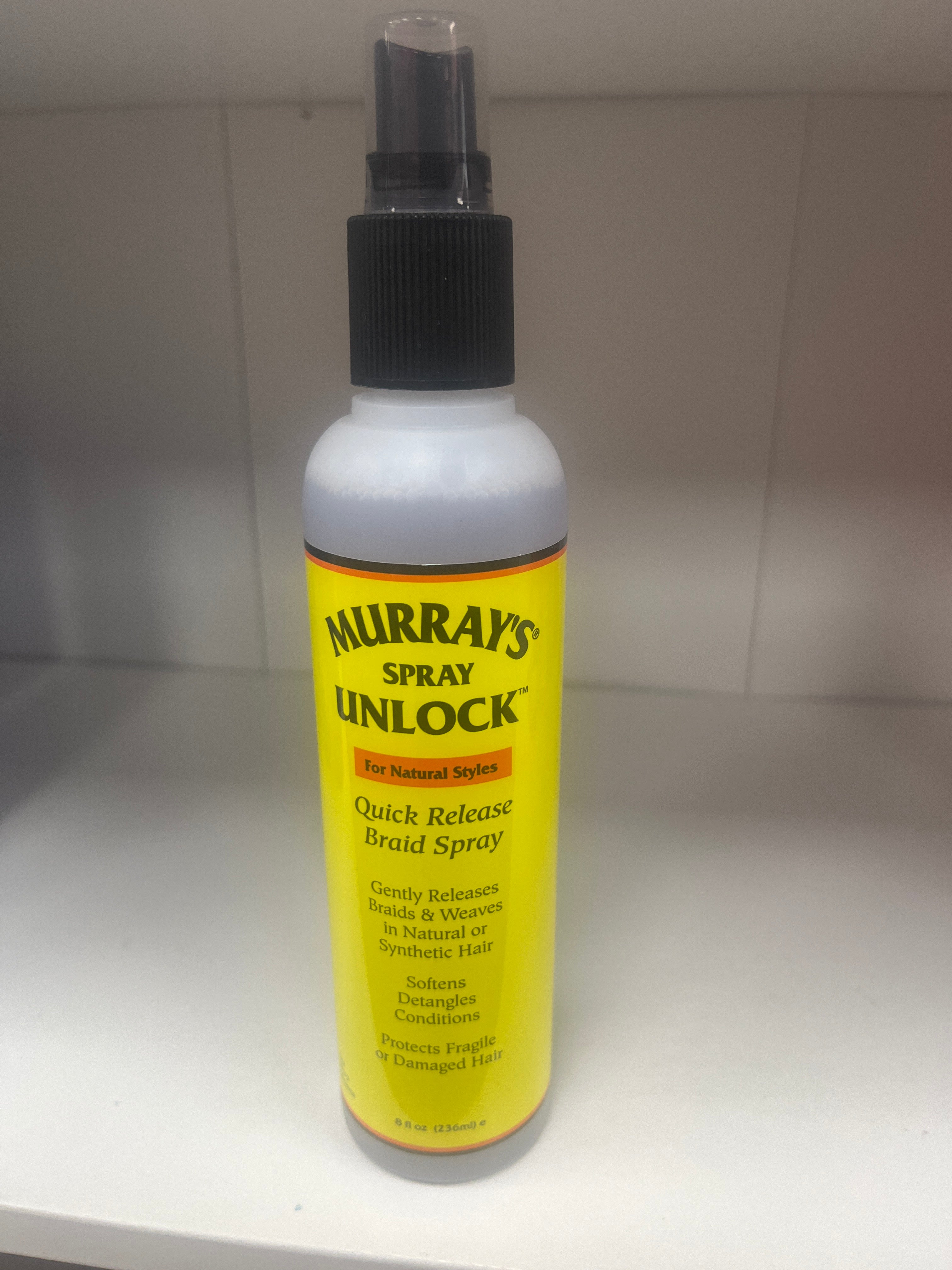 Murray’s spray unlock quick release braid spray