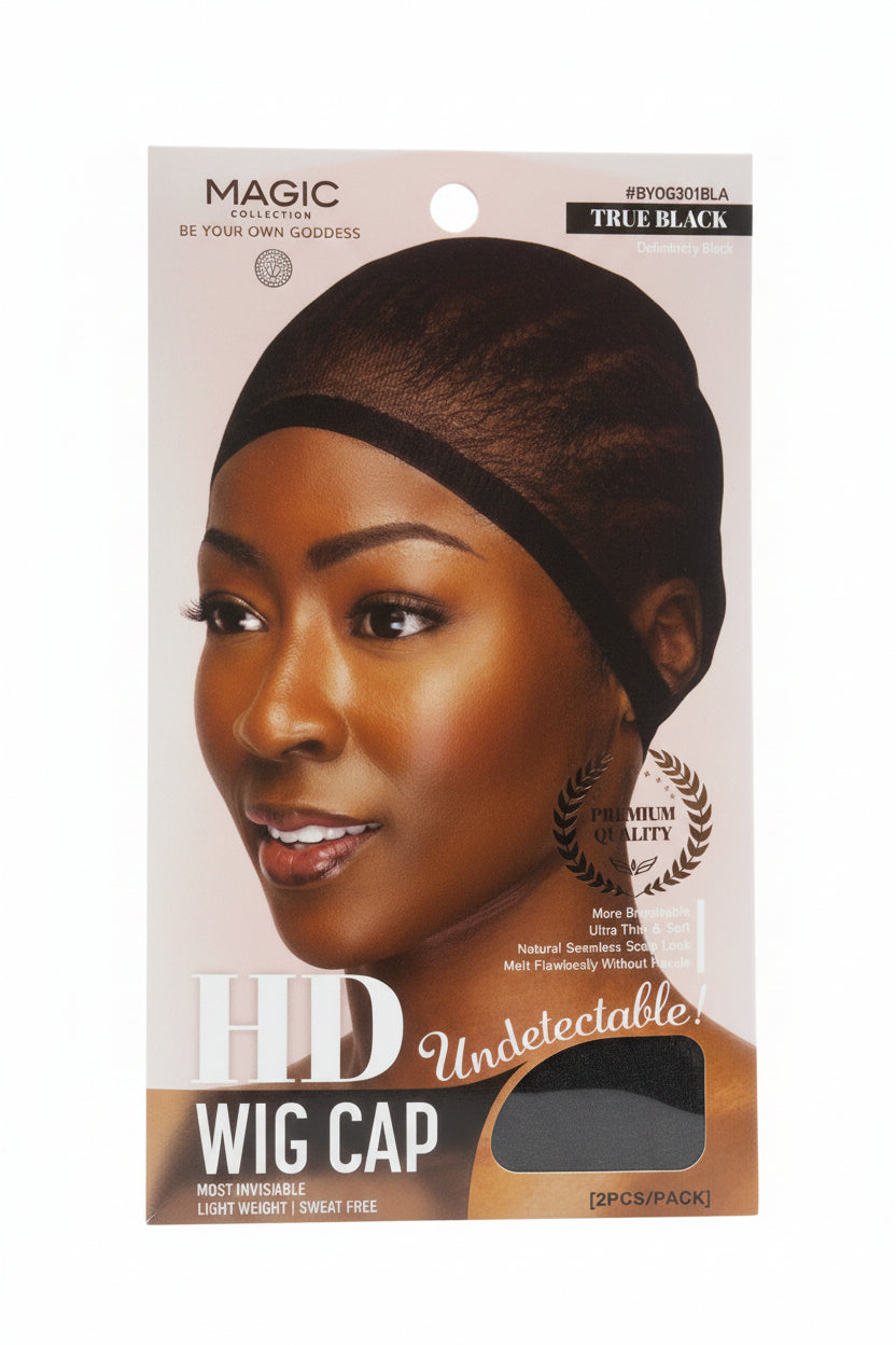 HD wig cap (true black)