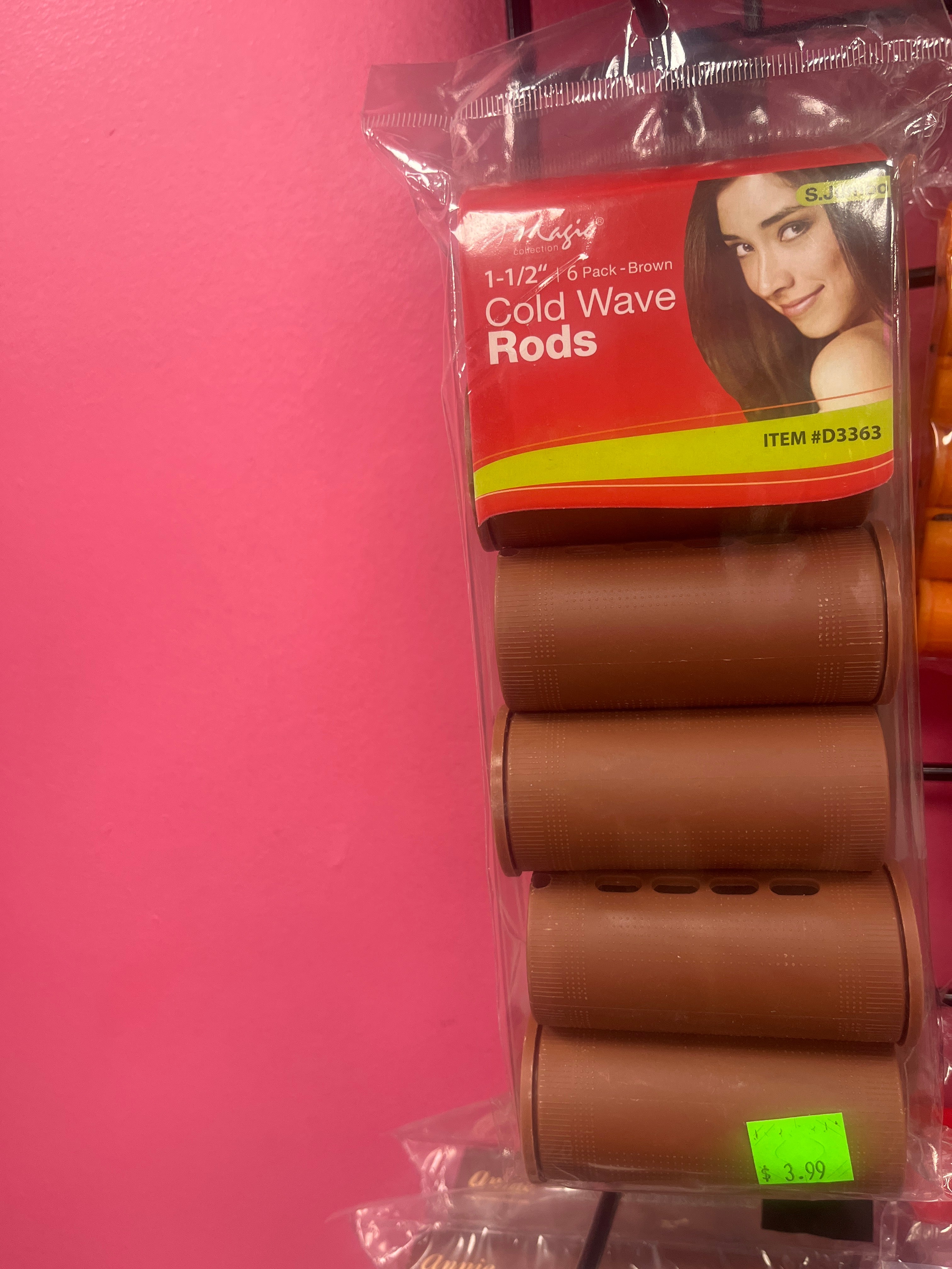 Cold wave rods 1 1/2 inch