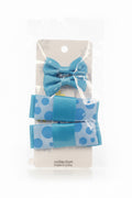 Pastel bows blue